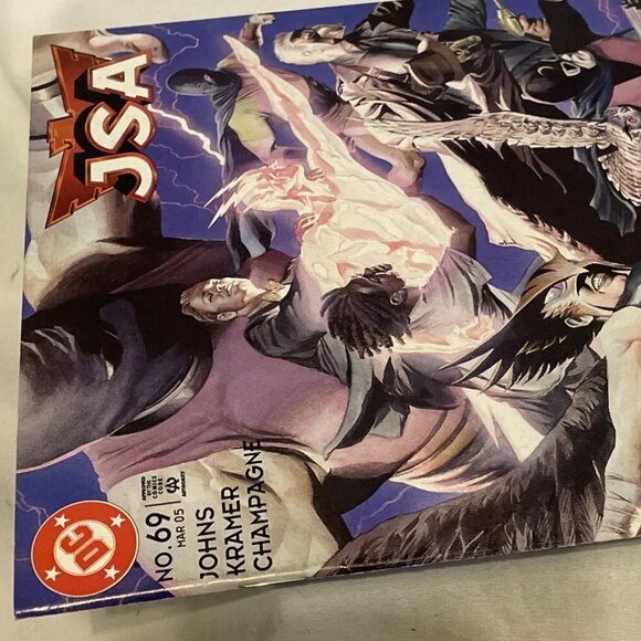 JSA Vol 1 #69 JSA/JSA, Chapter 2: Guardian Angels 2005 Alex Ross Cover Geoff Joh - Picture 8 of 11